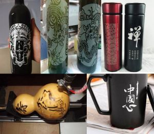 锡林郭勒盟正镶白旗酒瓶葫芦工艺品激光雕刻机